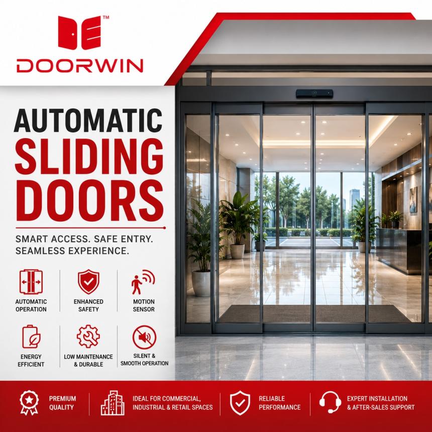 Top Automatic Sliding Doors Manufacturer in Ahmedabad, India