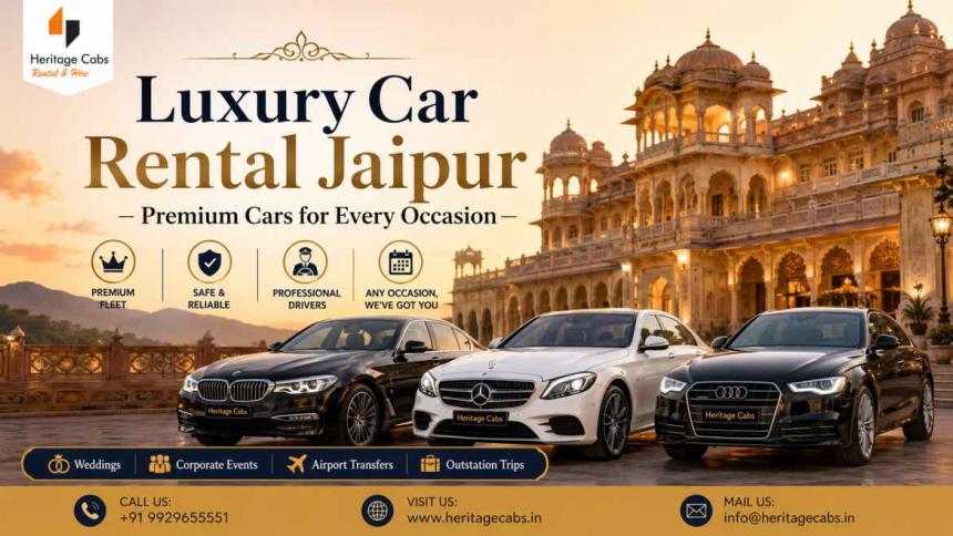 Why Luxury Car Rental Jaipur Is Becoming the Preferred Choice for Modern Travelers