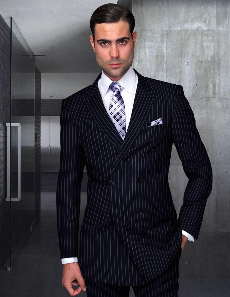 navy blue double breasted tuxedo