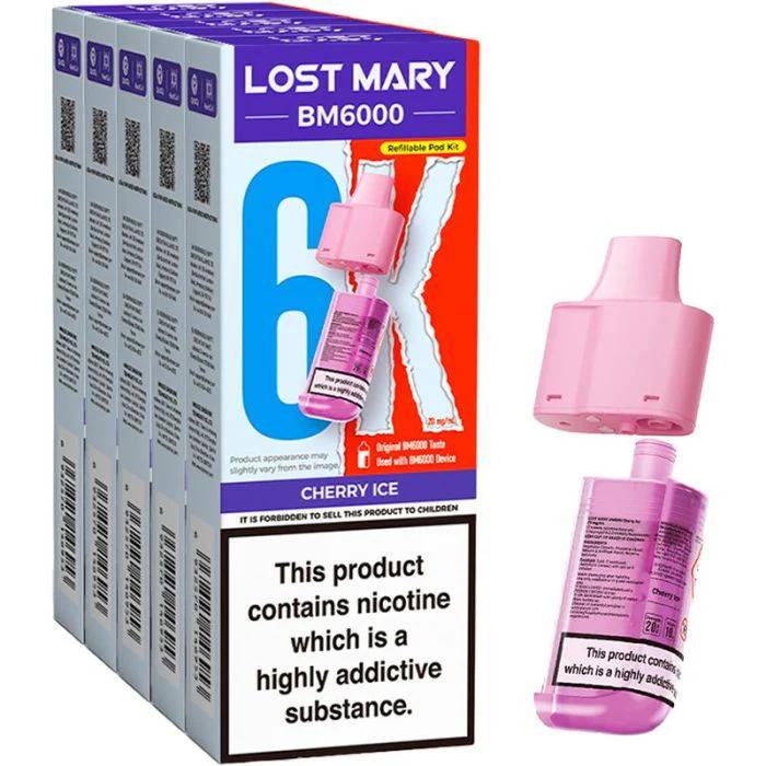Lost Mary BM6000 Box of 5 High Quality Compact Vape Series