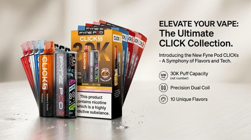 Pyne Pod Click S 30K Prefilled Pod Vape Kit - Box of 5
