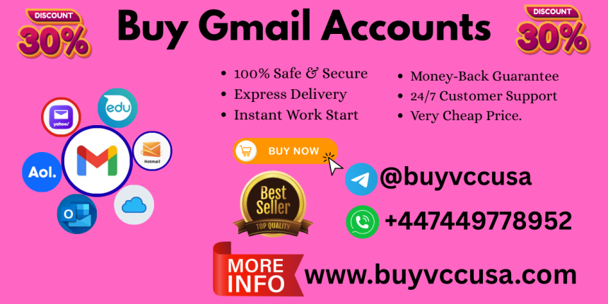 Buy Gmail Accounts Instant Delivery At Affordable
