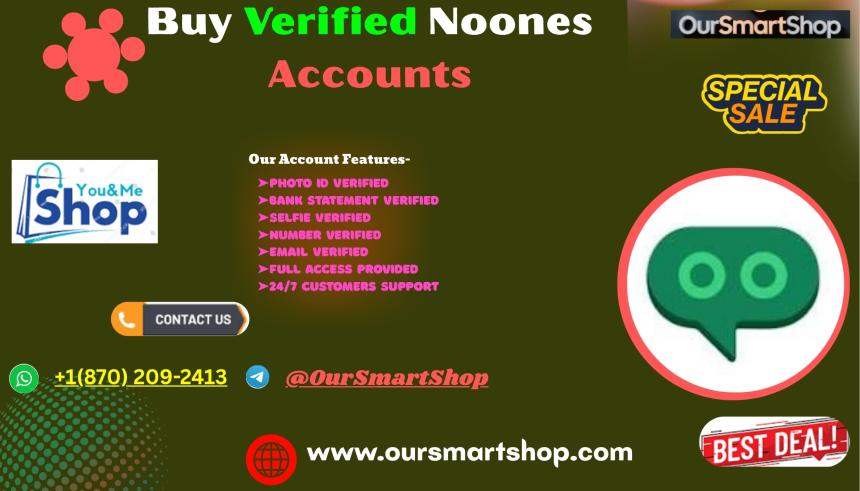Top 02 Best Sites to Buy Verified Noones Accounts in 2026