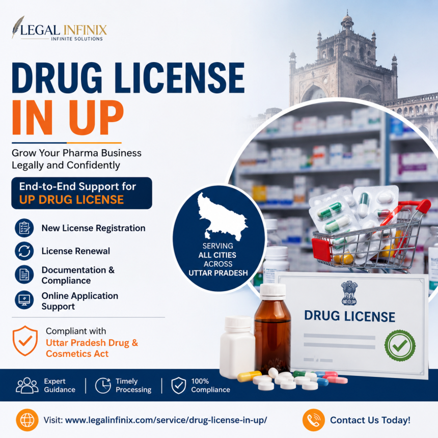 Drug License in UP Online – Registration, Renewal & UP Drug License Services