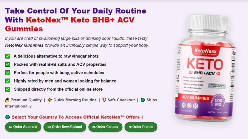 KetoNex Gummies Reviews : The Ultimate Guide for AU & NZ Buyers