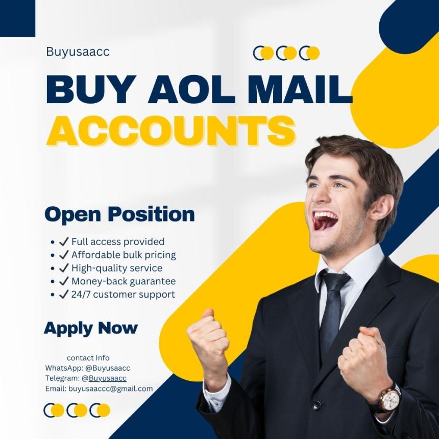 Buy AOL Accounts with Unique Recovery Details
