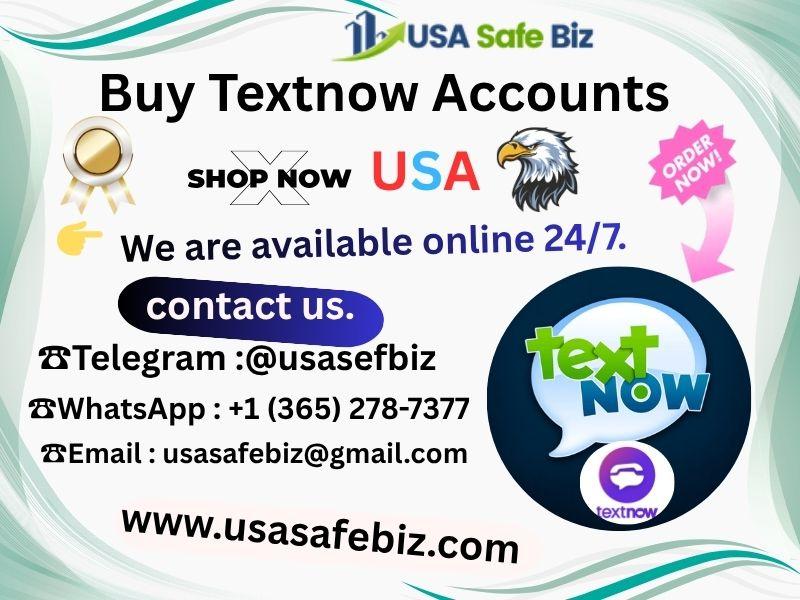 Buy Textnow Accounts USA Safe Biz Usasafebiz