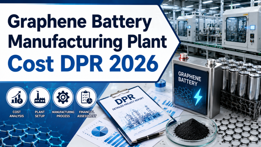 Graphene Battery Manufacturing Plant DPR - 2026: Complete Project Cost & Setup Guide