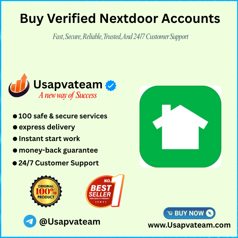 Buy Verified Nextdoor Accounts communities effortlessly