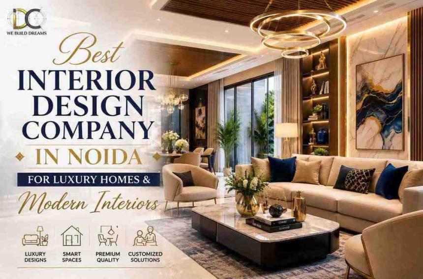 Best Interior Design Company in Noida for Luxury Homes and Modern Interiors with Elegant Living Room Design