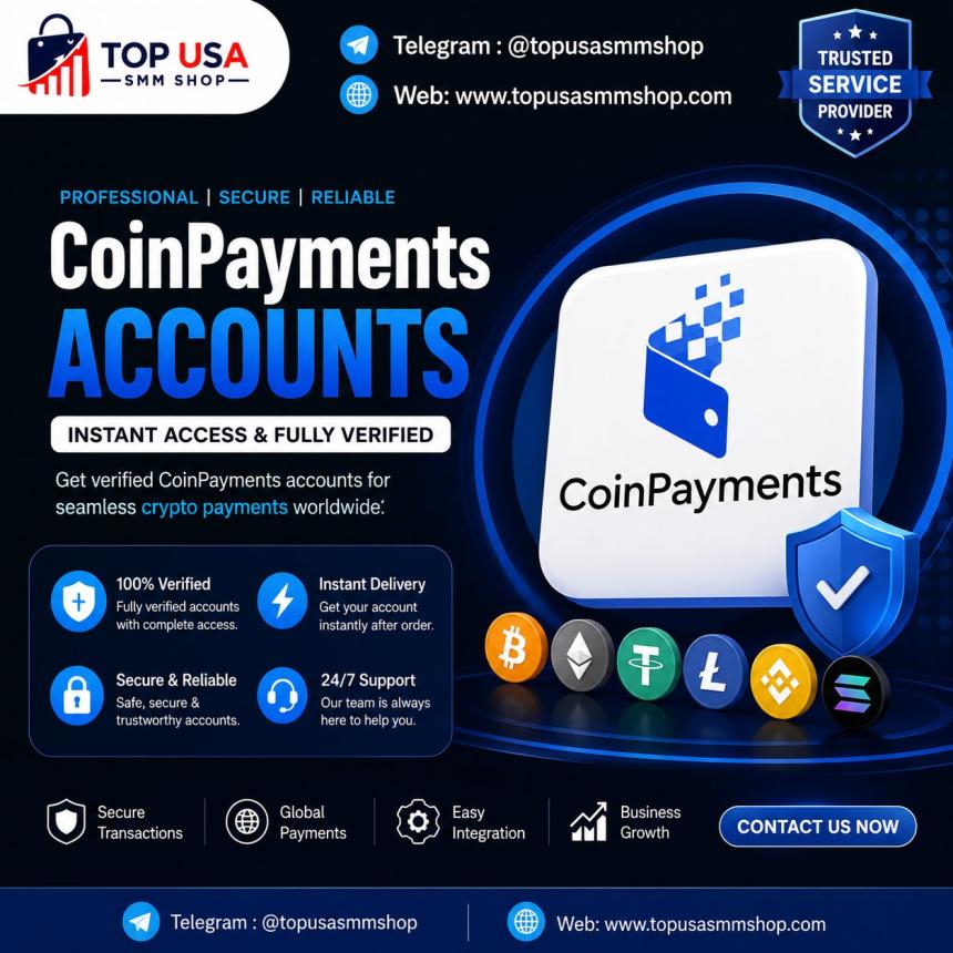 Buy Verified CoinPayments Accounts
