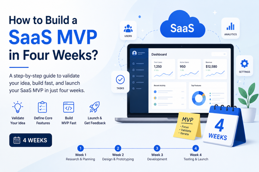 How to Build a SaaS MVP in Four Weeks?