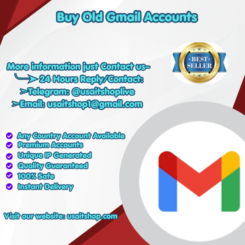 Why Buy Old Gmail Account Before Reading This