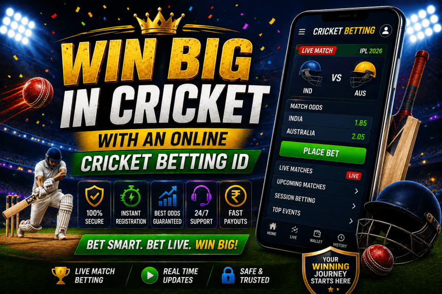 Win Big in Cricket with a Online Cricket Betting ID