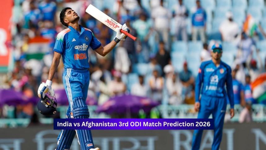 India vs Afghanistan, 3rd ODI Match 2026