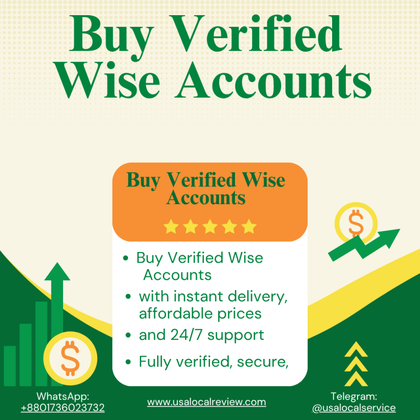 Top 03 [Solved] Where People Buy Verified Wise Accounts How to know