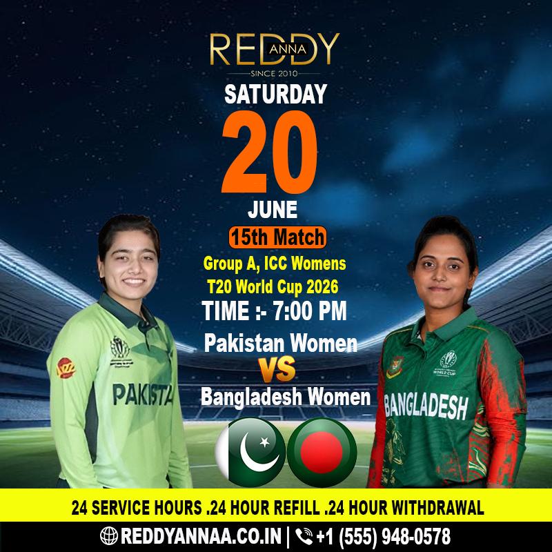 The Anticipation Builds: Reddy Anna ID Impact on Literature as We Gear Up for an Epic Clash Between Pakistan Women and Bangladesh Women at The Rose Bowl.