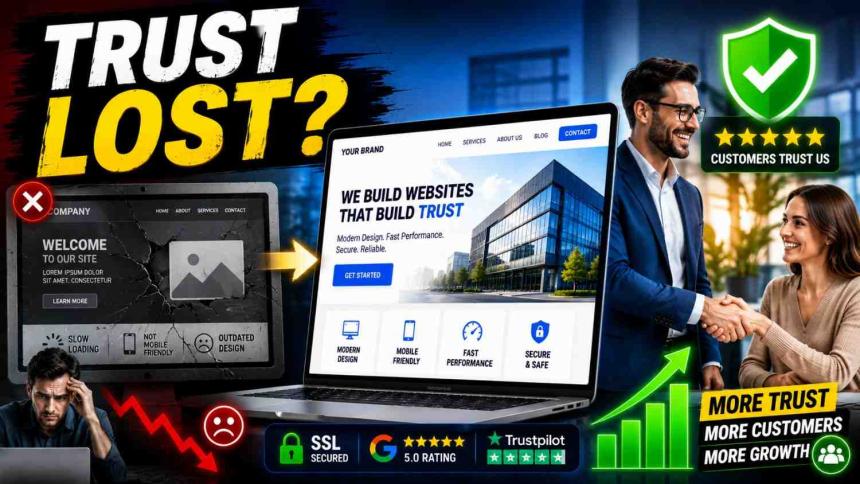 How Professional Website Development Improves Customer Trust?