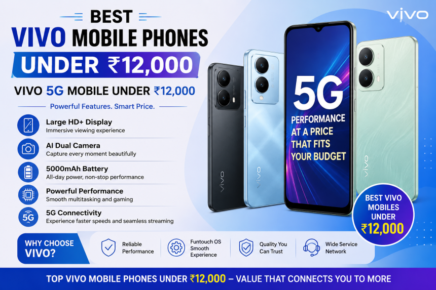 Best Vivo Mobile Phones Under ₹12,000 in India in 2026