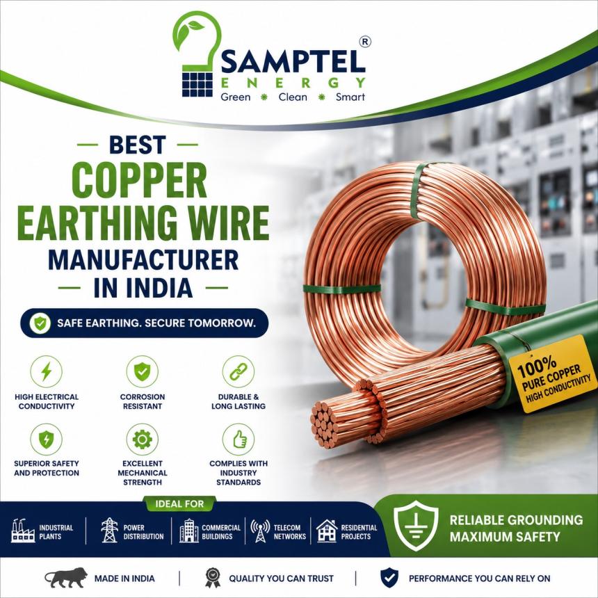 Best Copper Earthing Wire Manufacturer in India