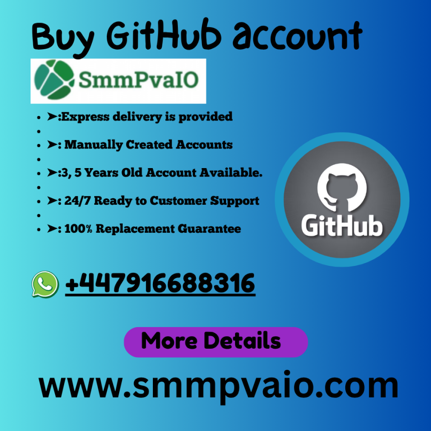 SMMPVAIO Bu$y GitHub Account – Best Place smmpvaio Aged GitHub