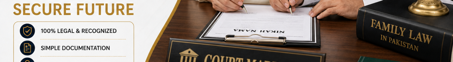 court marriage law in Pakistan.