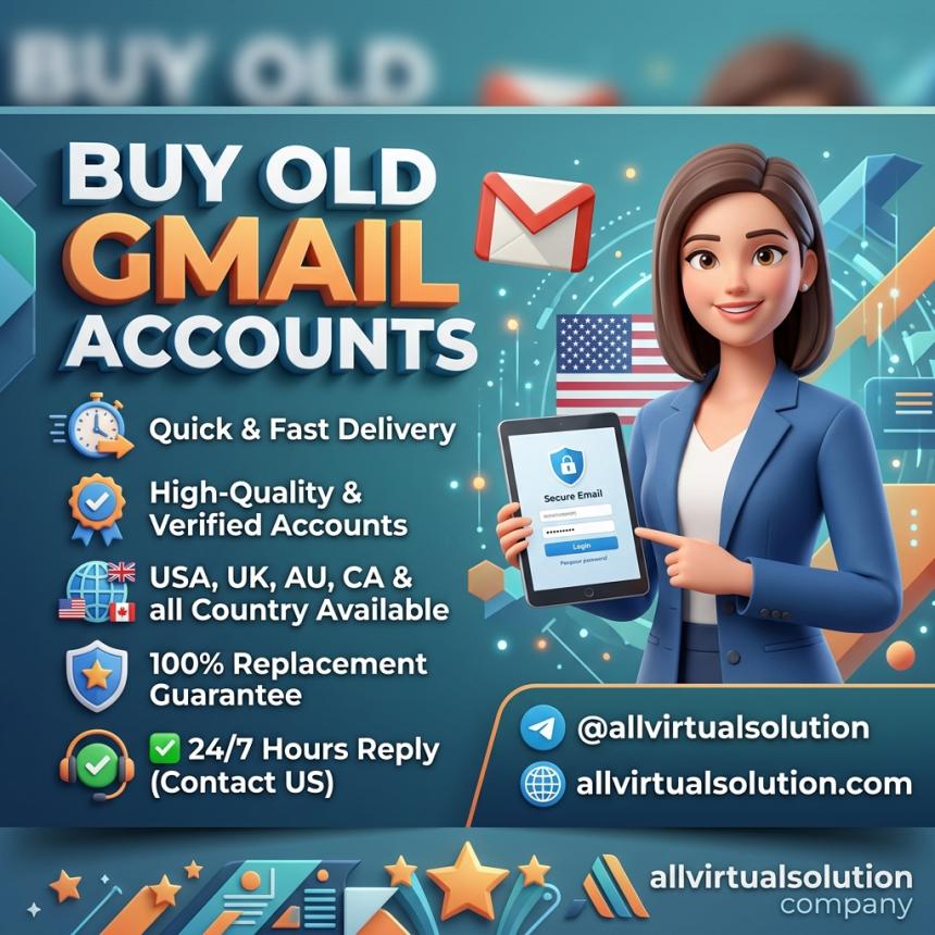 Best Way to Buy Old Gmail Accounts From allvirtualsolution for Guaranteed Business Growth in 2089