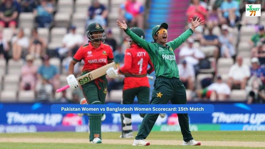Pakistan Women vs Bangladesh Women Scorecard: 15th Match of Group 'A', ICC Women's T20 World Cup 2026