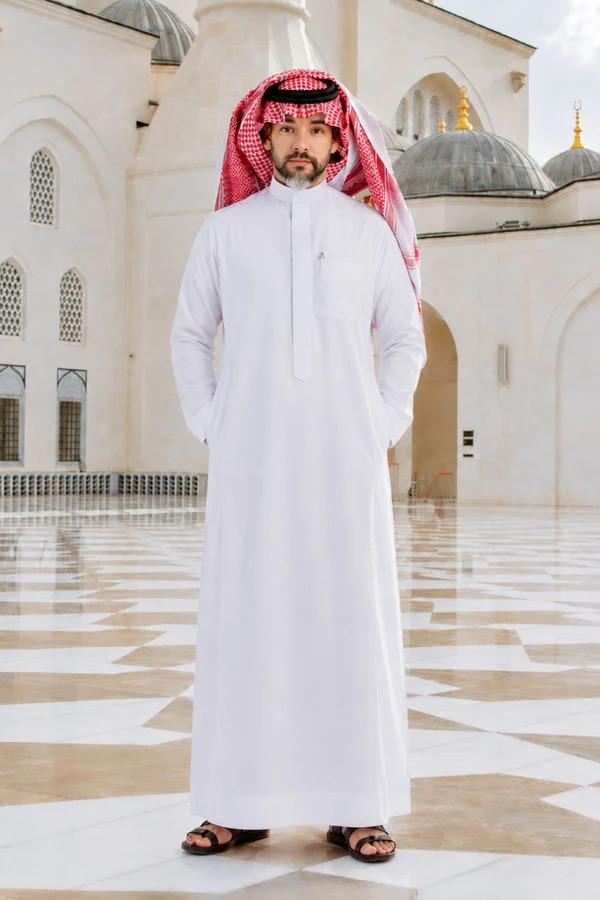 Modern Muslim men fashion outfit