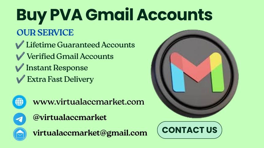 Buy The Best Organic Platform To Buy PVA Gmail Accounts | 100% Phone Verified & Secure From Virtualaccmarket