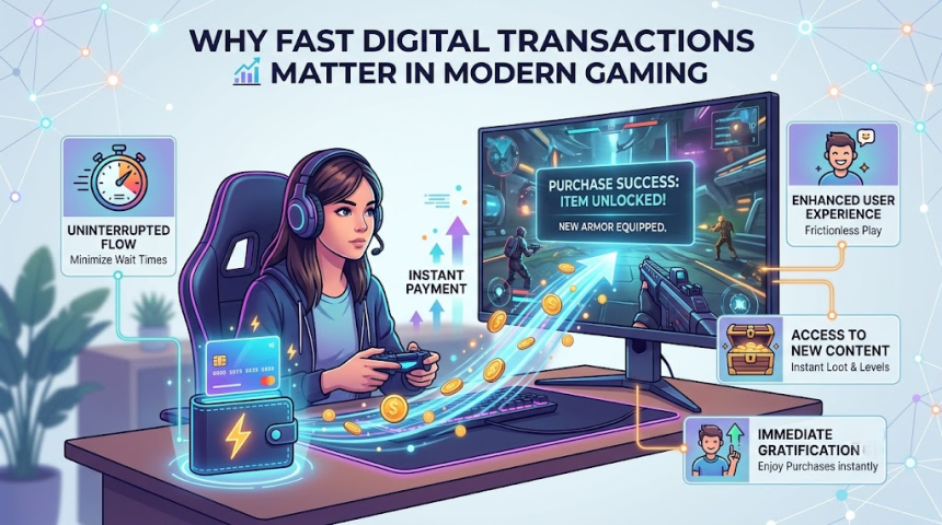 Why Fast Digital Transactions Matter in Modern Gaming