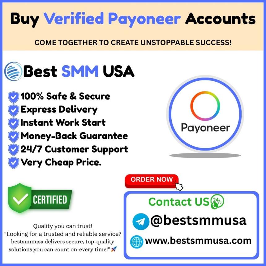 Buy Verified Payoneer Accounts