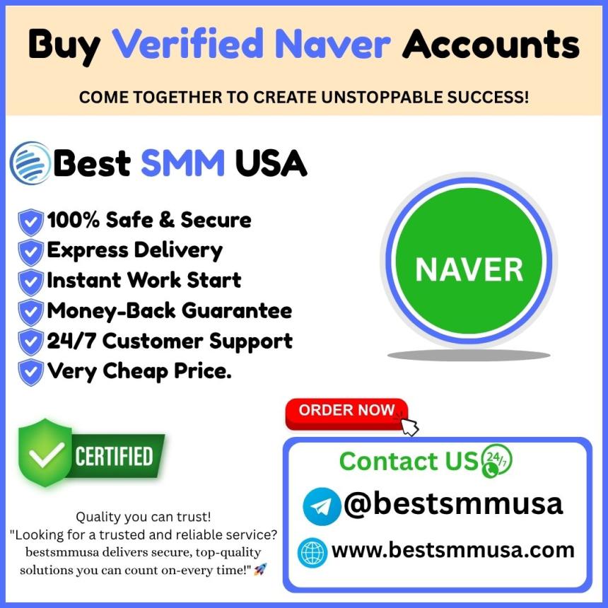Buy Verified Naver Accounts