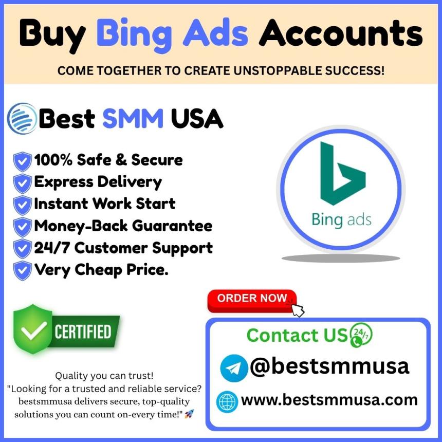 Buy Bing Ads Accounts