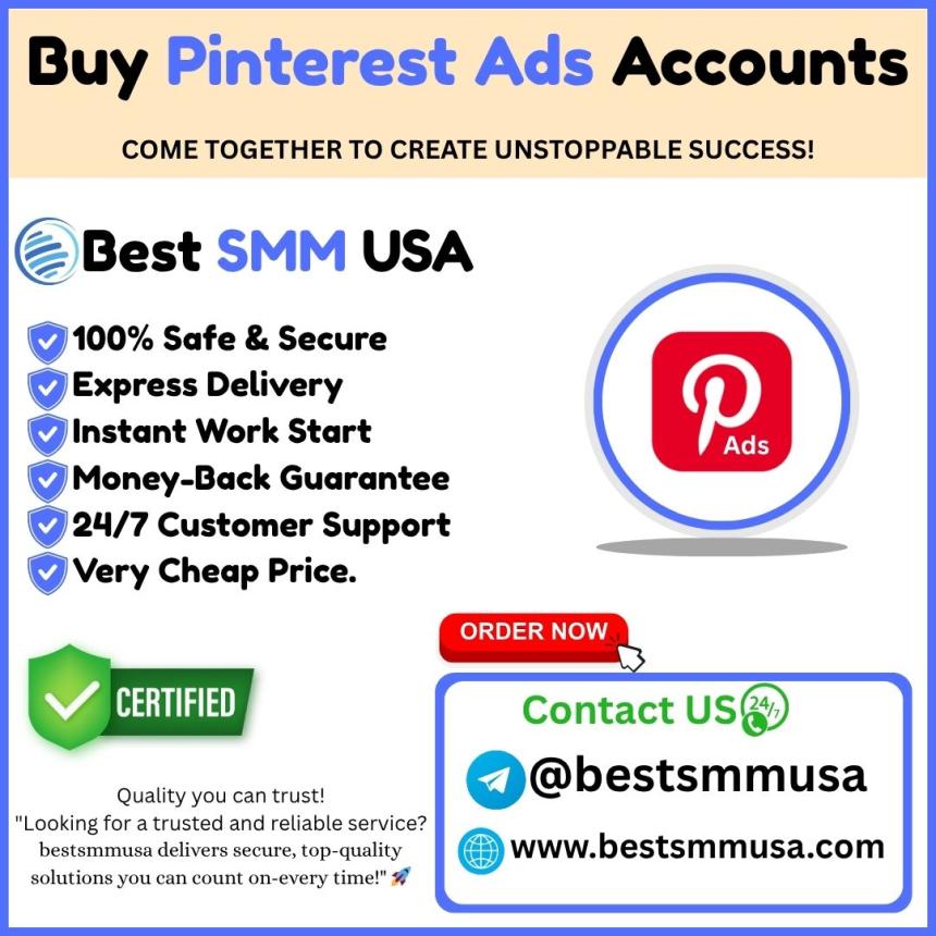 Buy Pinterest Ads Accounts