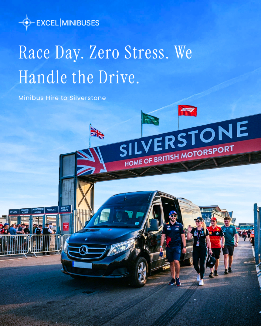 Minibus Hire for Silverstone Circuit | Excel Minibuses