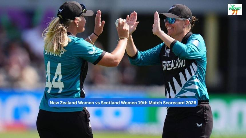 New Zealand Women vs Scotland Women, Group B Match 19