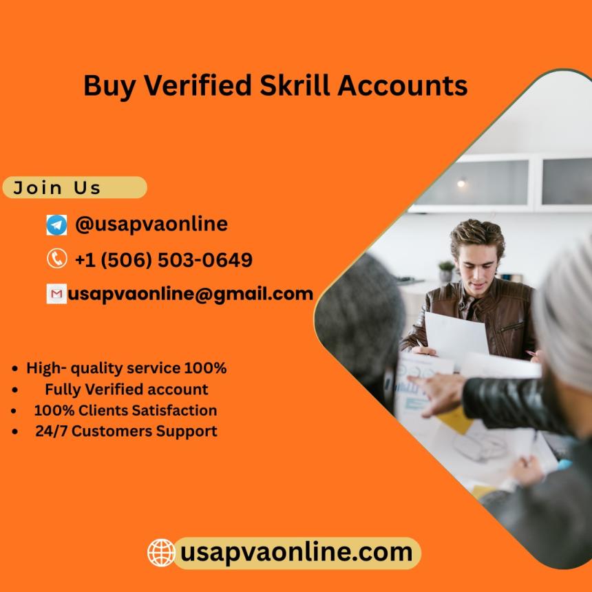 Buy Skrill Account USA Safely