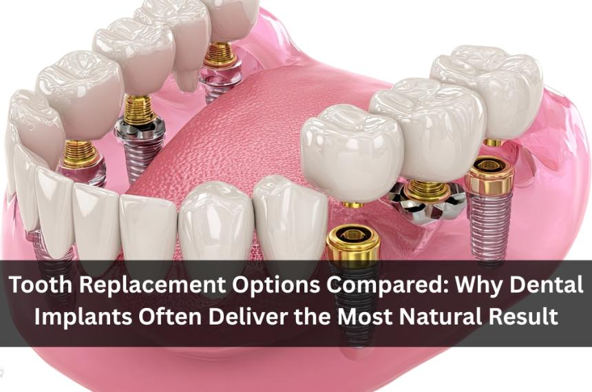Tooth Replacement Options Compared: Why Dental Implants Often Deliver the Most Natural Result