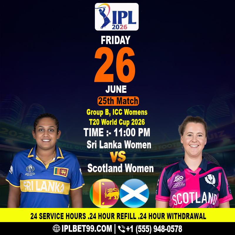 Online Cricket ID Brings SL-W vs SCO-W Coverage.