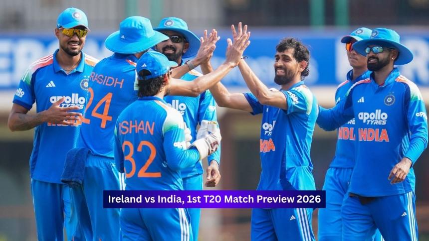 Ireland vs India, 1st Match, India tour of Ireland 2026