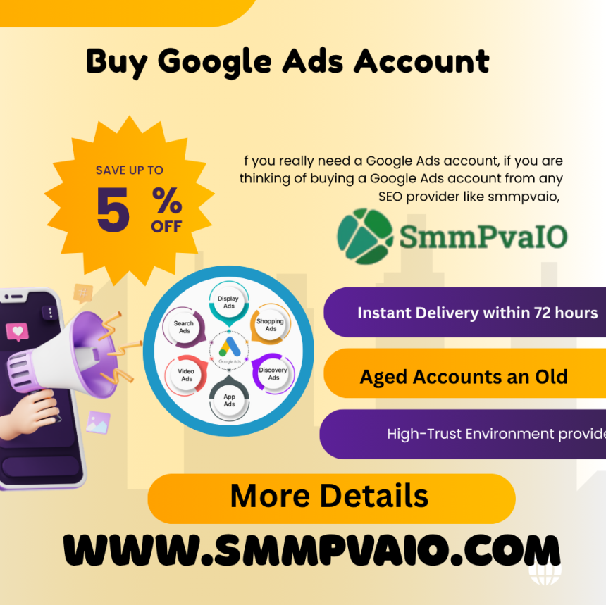 Buy Google Ads Account run PPC today