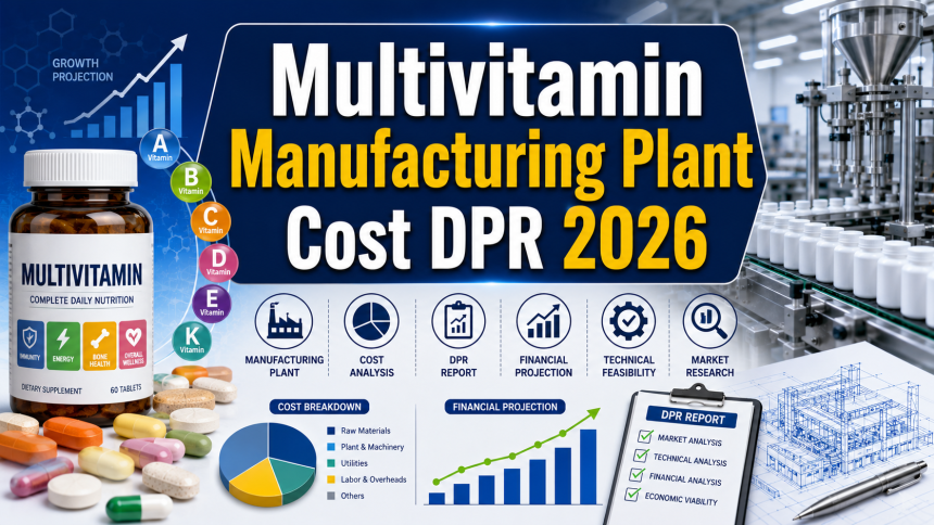 Multivitamin Manufacturing Unit DPR 2026: Cost Optimization, ROI Analysis and Production Planning