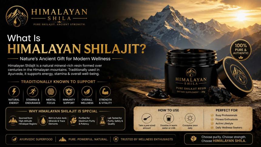 Authentic What Is Himalayan Shilajit? A Complete Guide to This Ayurvedic Wellness Supplement
