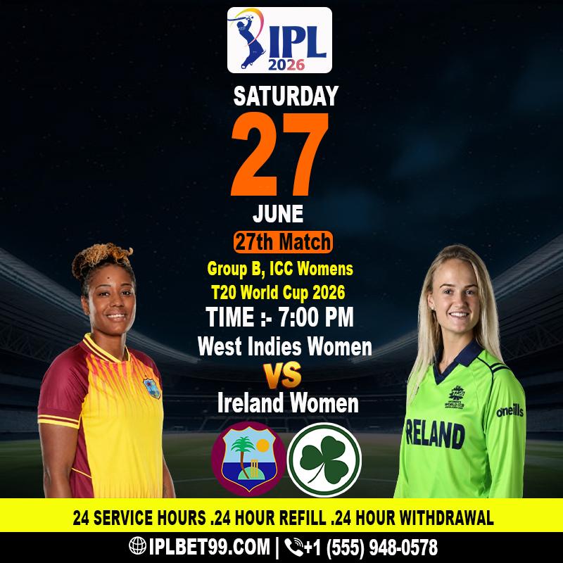 Online Betting ID Brings WI-W vs IRE-W Coverage.