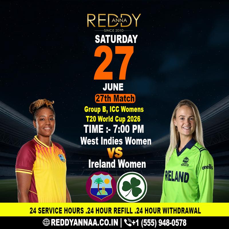 Reddy Anna: A Literary Journey That Inspires as We Anticipate the Exciting Clash Between West Indies Women and Ireland Women.