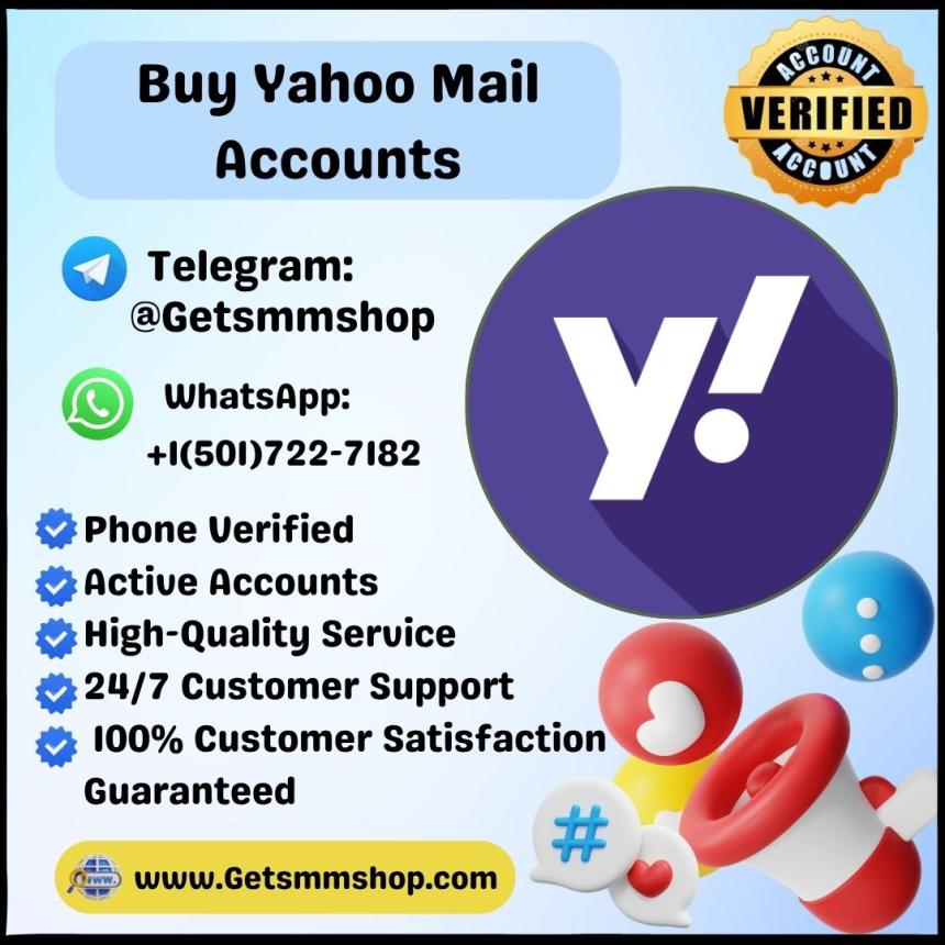 Bulk Aged Yahoo PVA Accounts for Marketing – 100% Verified with Money-Back Guarantee