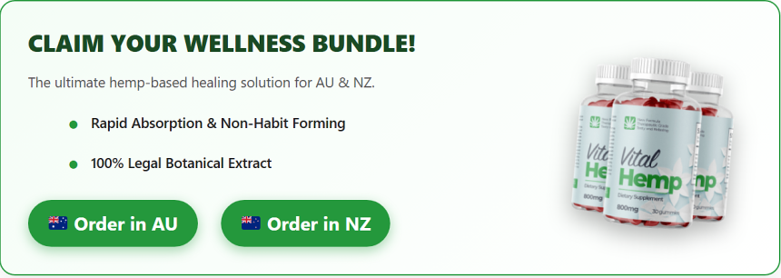 Premium Vital Hemp Gummies Australia Reviews and Ingredient Guide