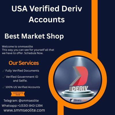 USA Verified Deriv Accounts-Best Online Trading Platform