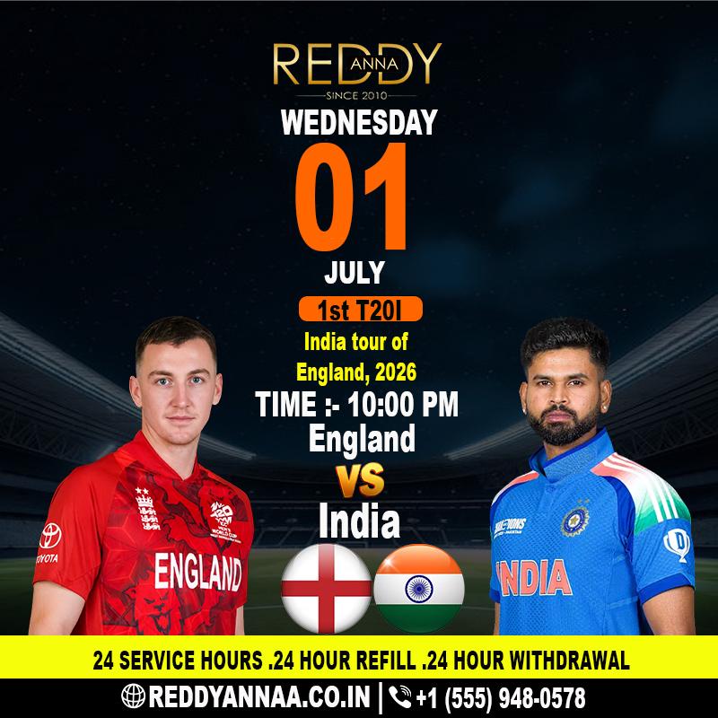 Reddy Anna and Its Significance as We Gear Up for the Thrilling England vs India 1st T20 Match at Riverside Ground.